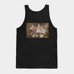 Soft Pink Blush Oleander Digital Art Tank Top